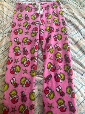 Girls' Pink Holiday Fleece Pajama Pants!